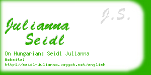 julianna seidl business card